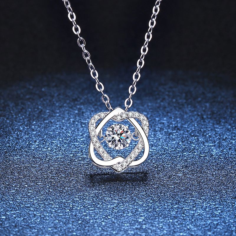 S925 Six-Pointed Star Moissanite Necklace - N001