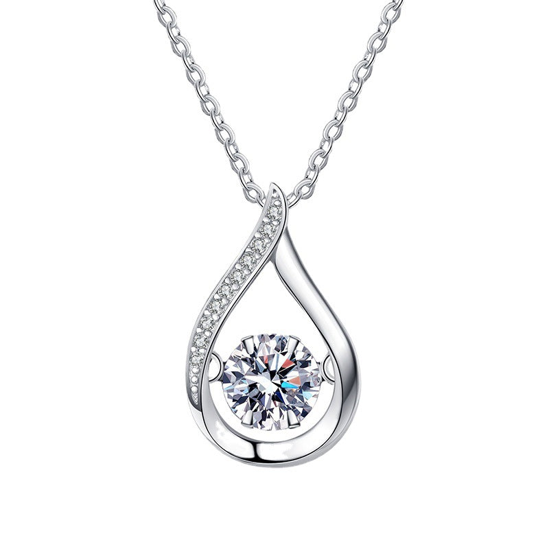 S925 Moissanite 1 Ct Necklace - N002